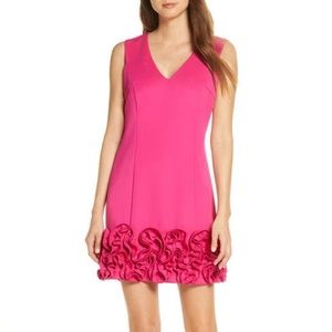 Size 12 NWT Donna Ricco Hot Pink Dress